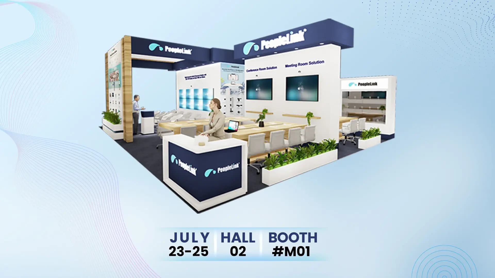 PeopleLink Single Booth at InfoComm Asia 2025