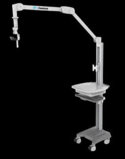 PeopleLink Telehealth Cart - side view - Thumbnail