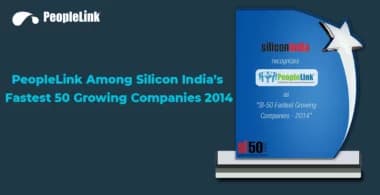 PeopleLink Among Silicon India's Fastest 50 Growing Companies 2014