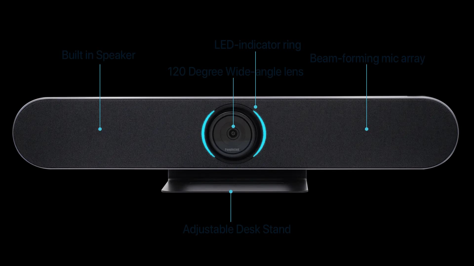 Peoplelink 4K AF Camera Soundbar Plus