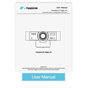 PeopleLink Eagle 4K Webcam - user manual