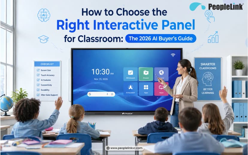 Interactive panel for the classroom
