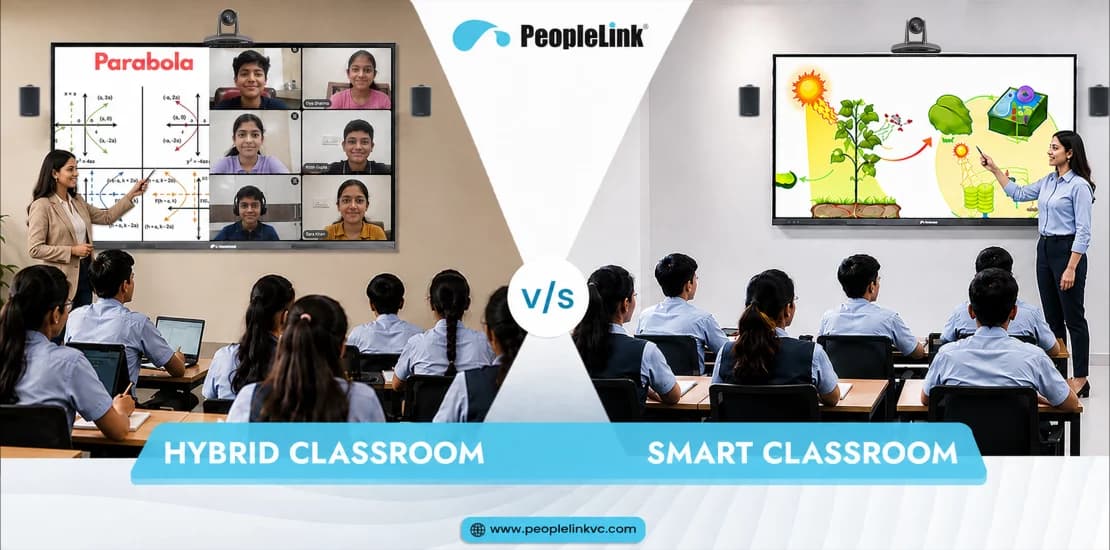 Smart Vs Hybrid Classroom