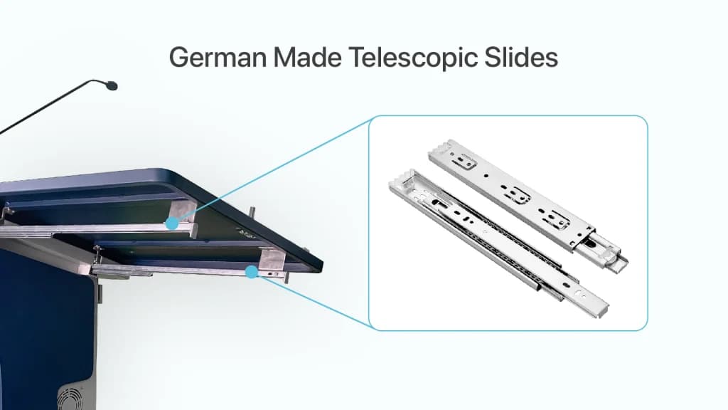 German-Made Telescopic Slides & Sliding Door