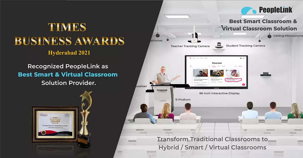 Best Smart & Virtual Classroom Solutions - Times Business Awards 2021