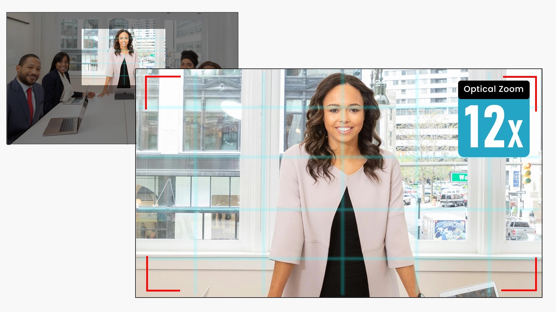 Dynamic Zoom with Wide Coverage