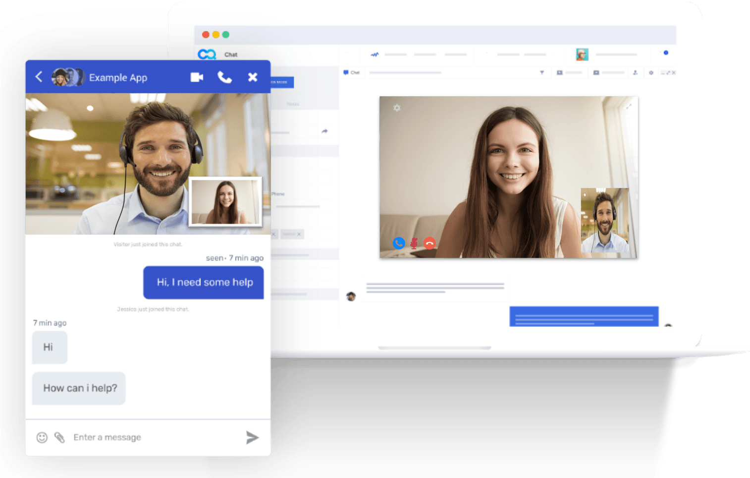 Video Customer Support Interface