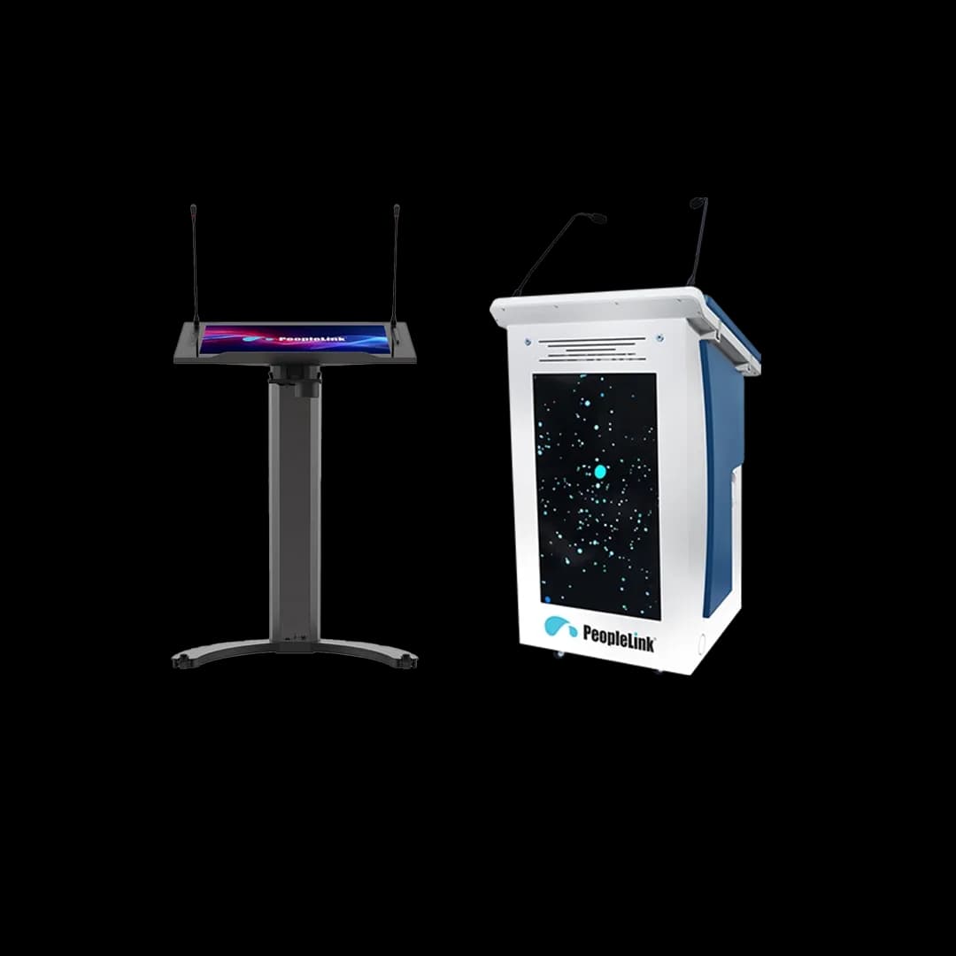 Podiums, lecterns and mobile collaboration units