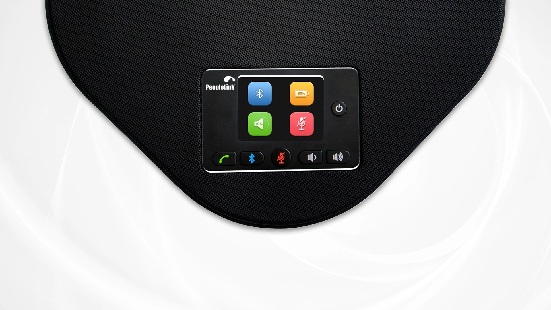 LCD Screen with Colorful Status Indicators