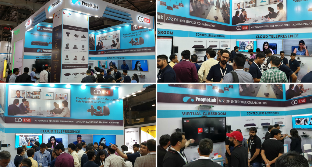 PeopleLink received a huge response at Infocomm India 2018 for the launch of a series of new products