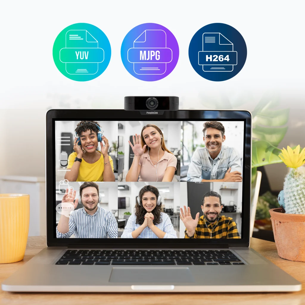 Optimized Video Formats - peoplelink i3 plus webcam