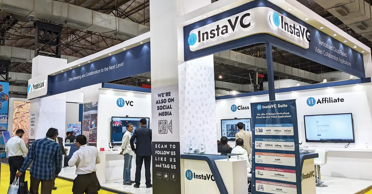 Instavc and PeopleLink - InfoComm India 2022